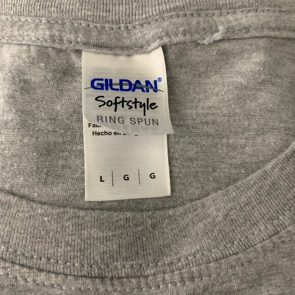 Sick Boardshop Crewneck T Shirt L Grey Short Sleeve Logo Graphic Skate Cotton - Picture 6 of 6